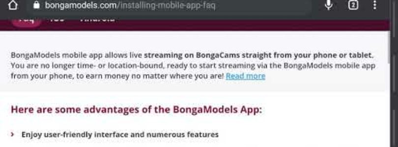 Download the Bongamodels Android mobile application (Videochatul.ro)

 Video Tutorial Bongacams