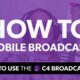 How to broadcast mobile to CAM4 with the C4 Broadcaster!

 Video Tutorial Cam4