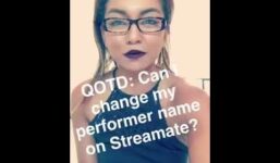 TIPS AND ADVICE FROM CAMMODEL: Can I change the name of my Streamate cast member?

 Video Tutorial Streamate