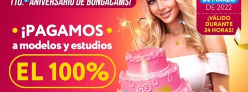 Bongacams is paying 100% of each token to celebrate its 10th anniversary

 Video Tutorial Bongacams