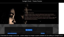 Camgirl.Cloud Theme Preview – Chaturbate Bio Leo & Lisa

 Video Tutorial Chaturbate