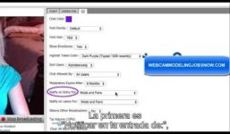 Chaturbate Chat Settings Guide ENG with Spanish Subs

 Video Tutorial Chaturbate