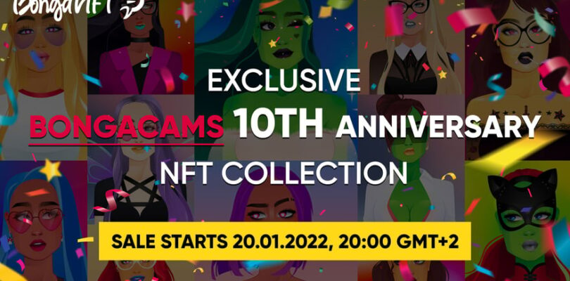 #1 Cam Site BongaCams Launches Anniversary NFT Collection To Celebrate Its 10th Birthday!