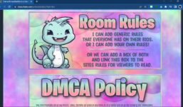 Chaturbate Cute Dragon Themed Bio

