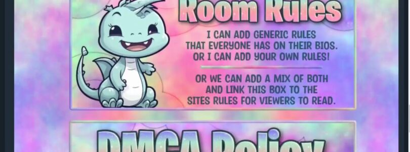 Chaturbate Cute Dragon Themed Bio

