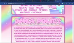 Chaturbate Kawaii Rainbow Themed Bio

