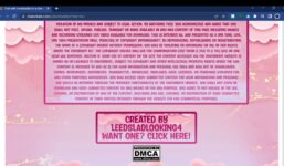 Chaturbate Pink Marble Cloud Themed Bio

